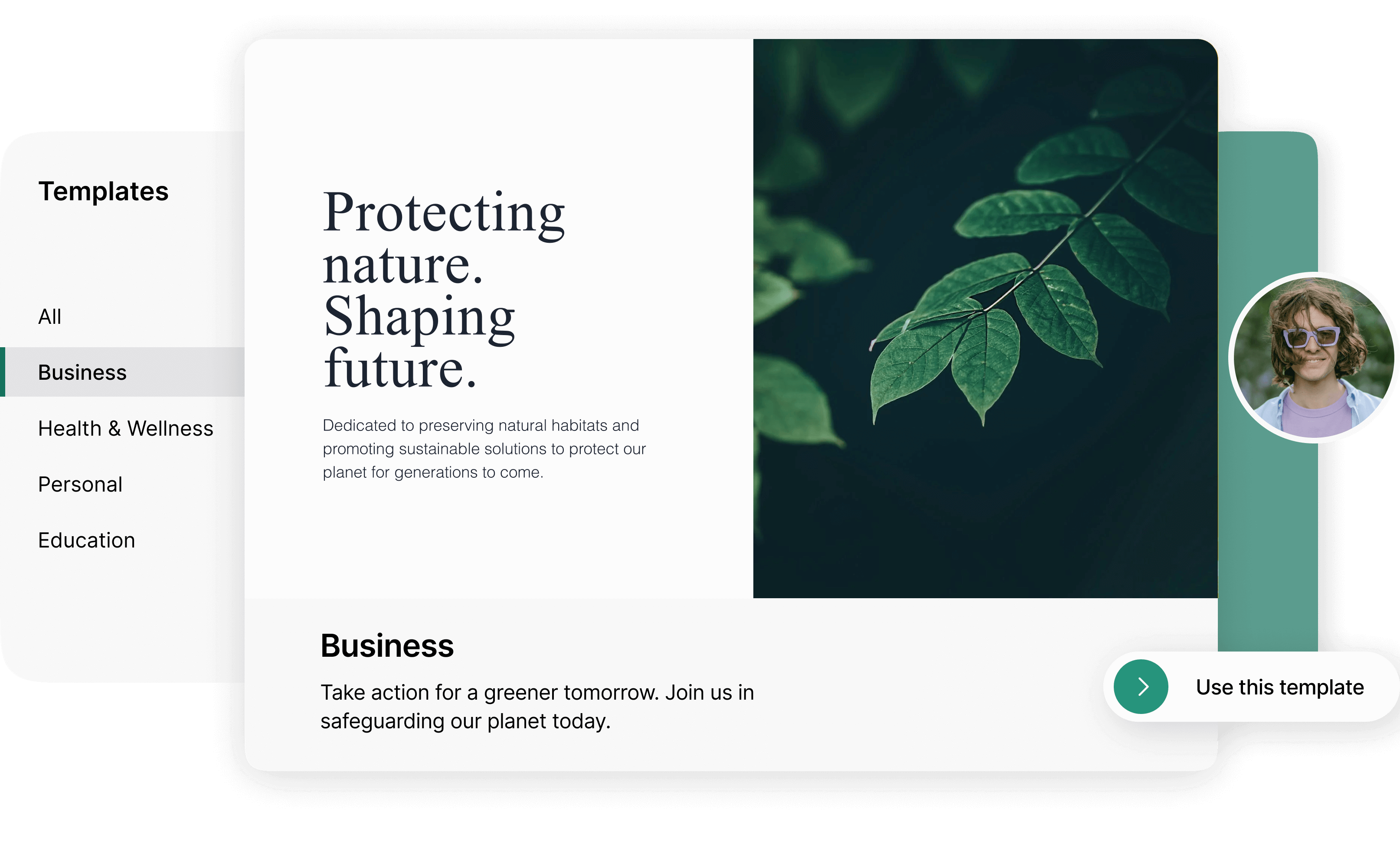 Pick a template to get started.