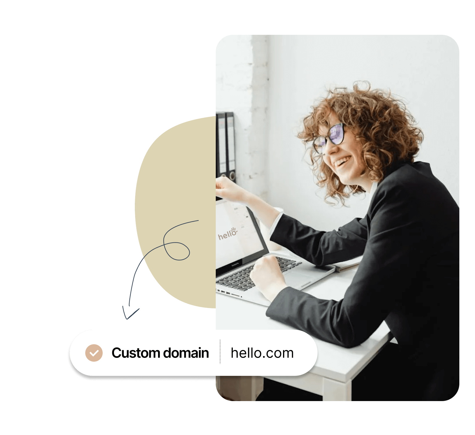 Launch your website in your own domain.